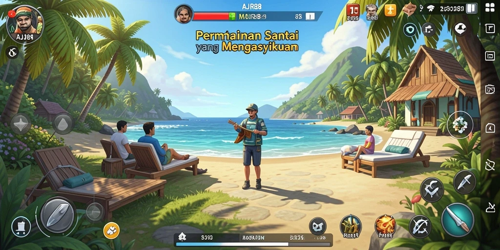 Tampilan gameplay AJR88 yang mengasyikkan dan penuh warna.
