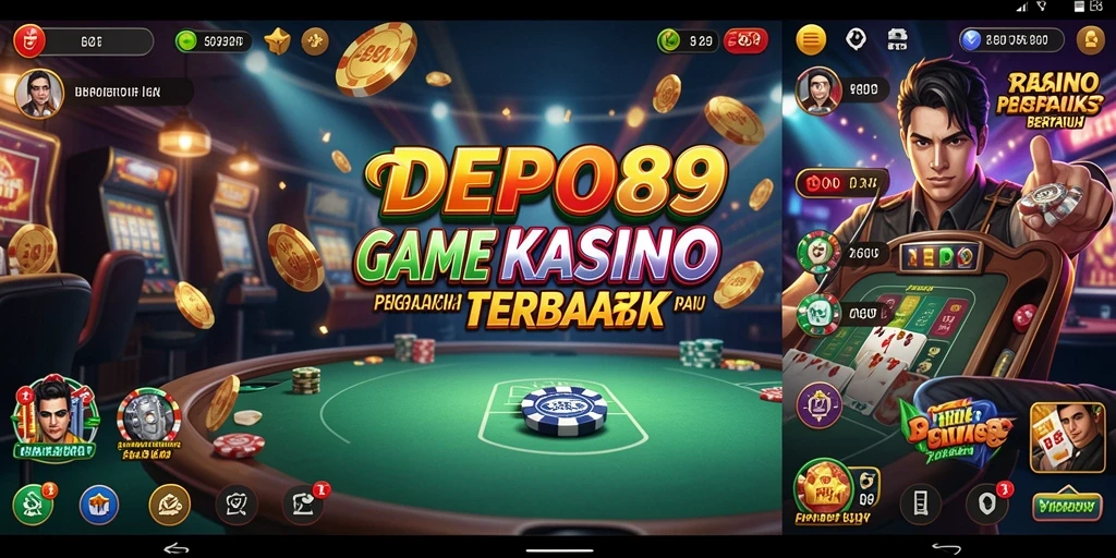 Tampilan gameplay kasino yang menarik dan menghibur di DEPO89.