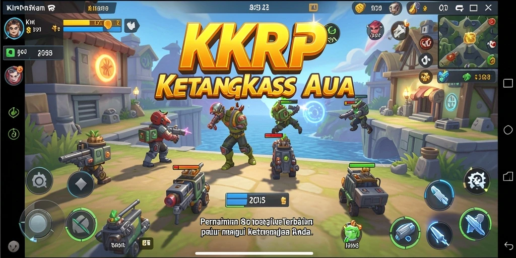 Tampilan gameplay interaktif yang mendebarkan di KKRP.