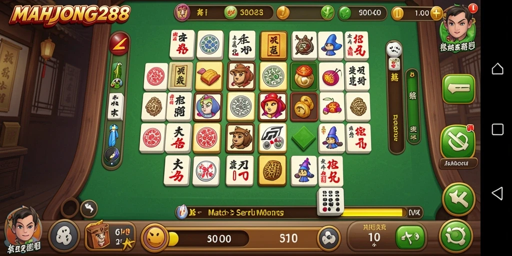 Tampilan menarik dari gameplay MAHJONG288 yang penuh warna.